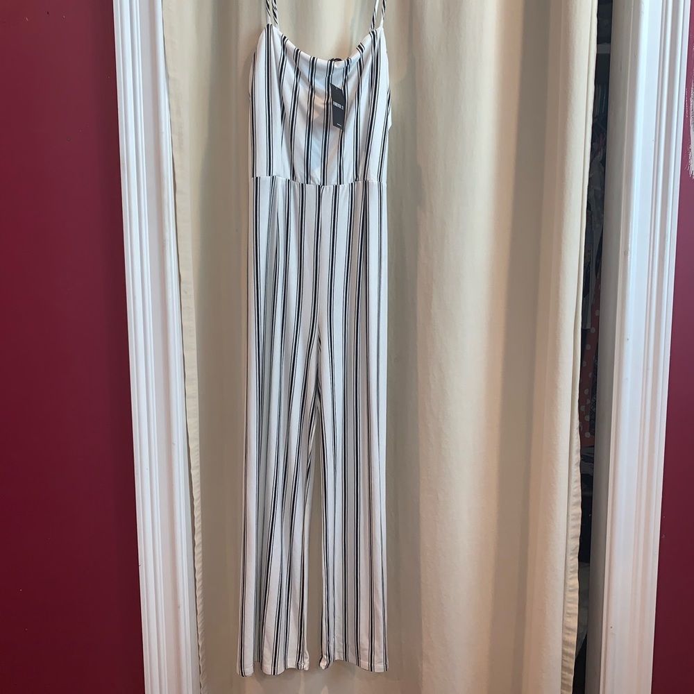 Stripped Jumpsuit